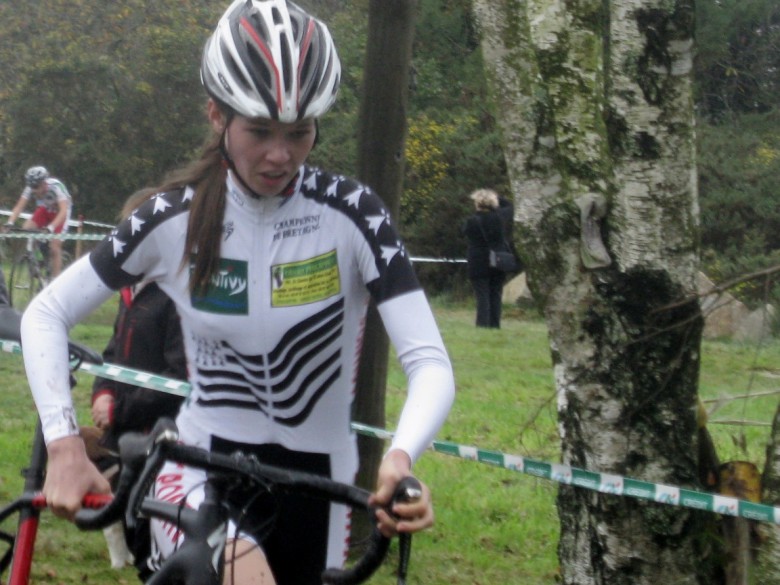Marie LE NET lors des championnats du Morbihan